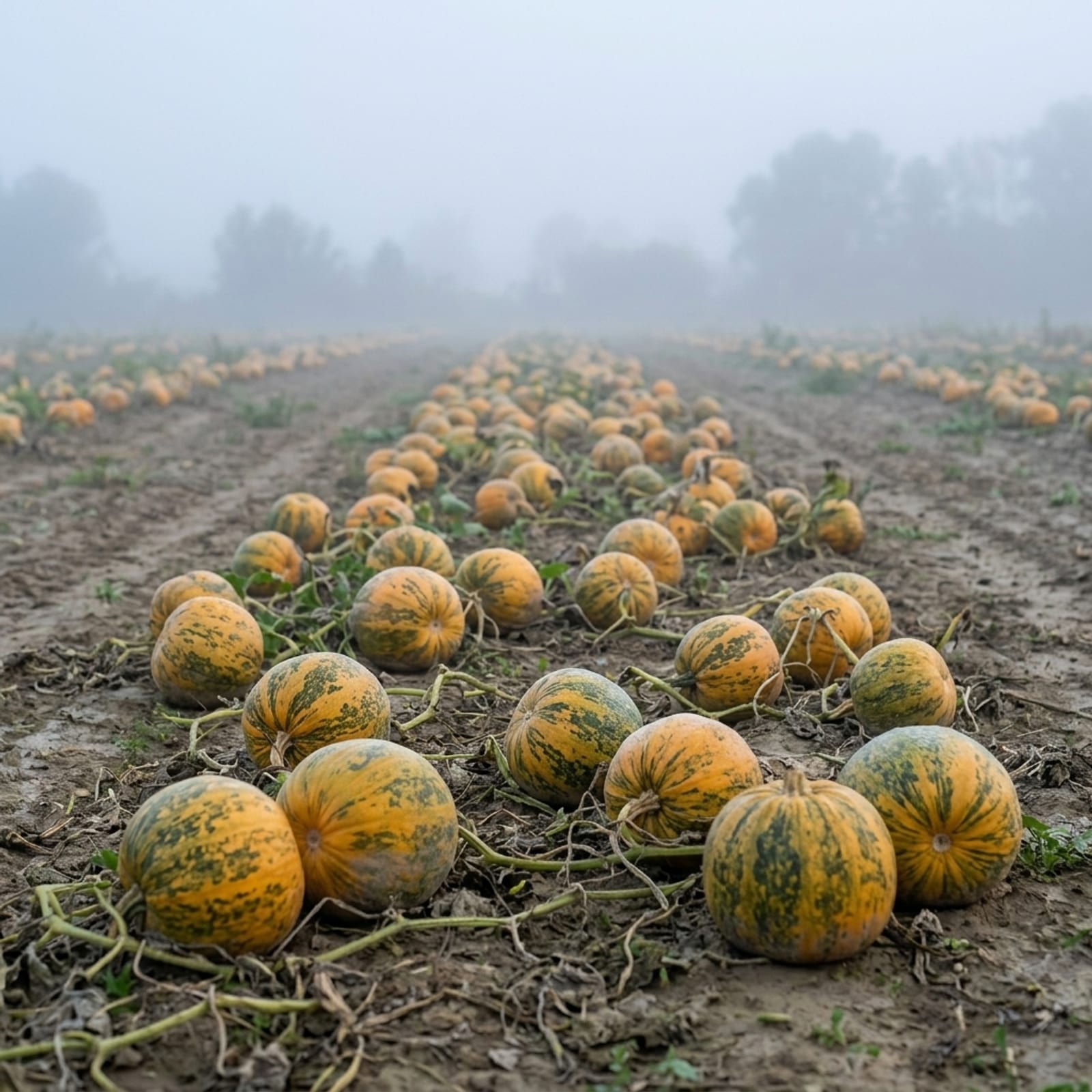 Giorno di raccolta nel campo di zucca – galleria 2