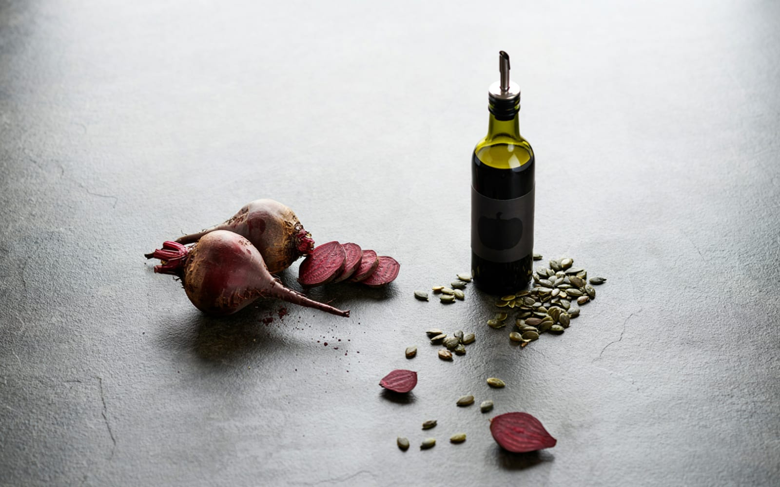 Carpaccio di barbabietola con olio di zucca – galleria 1