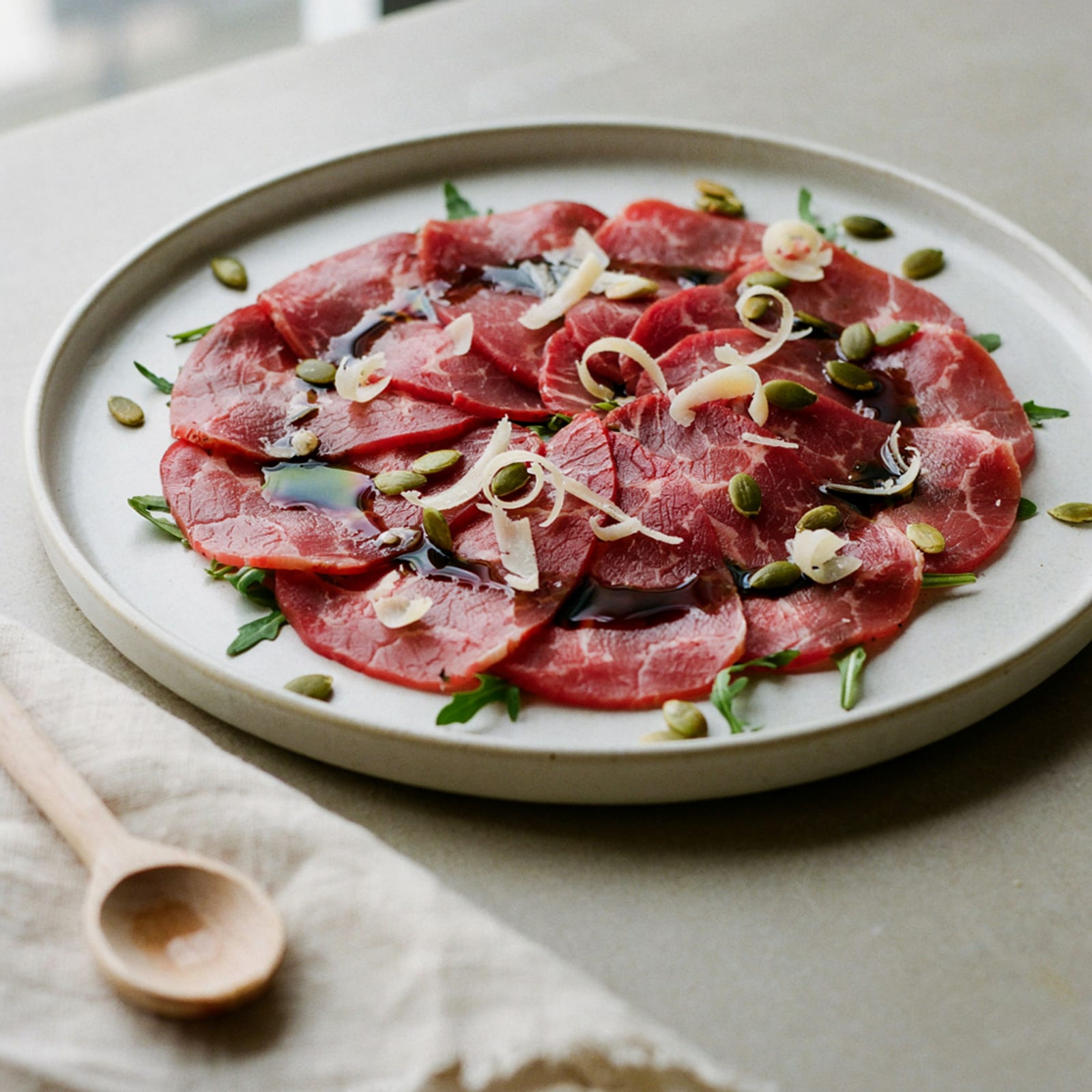 Carpaccio di barbabietola con olio di zucca – galleria 2