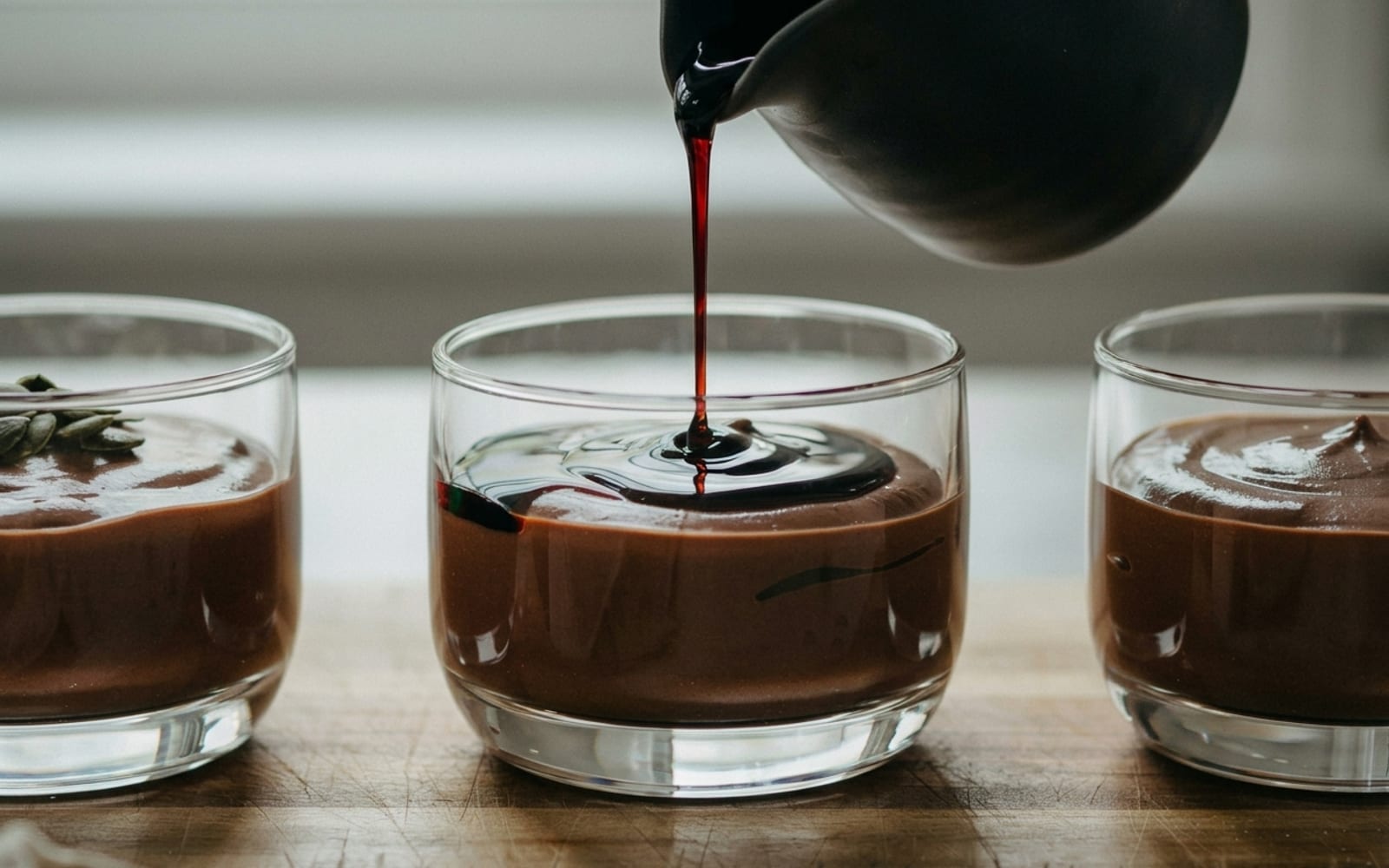 Mousse al cioccolato con olio di zucca – galleria 1