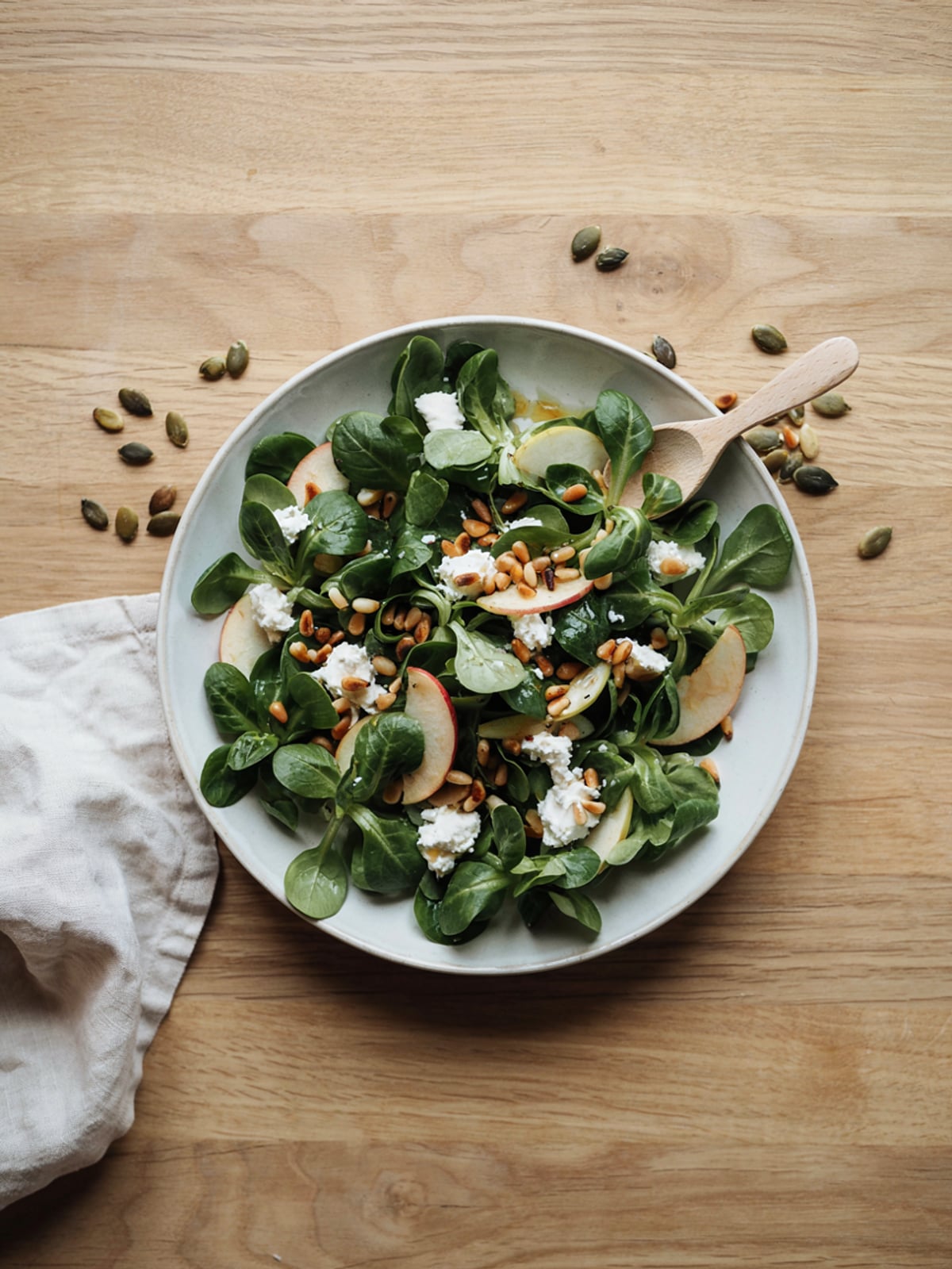 Valerianella con condimento all'olio di zucca – galleria 3