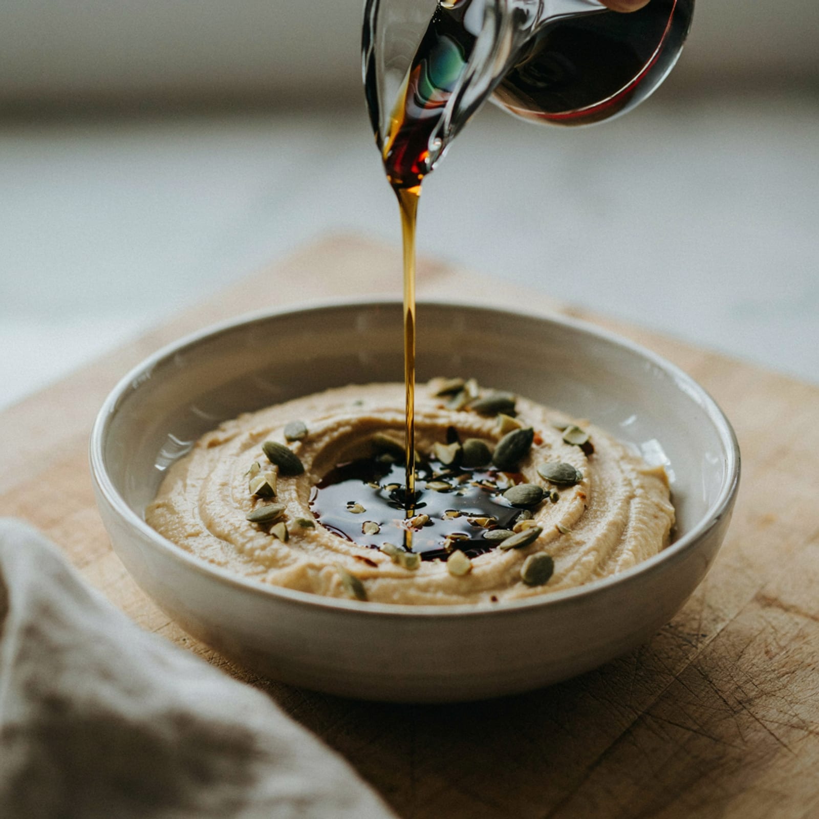 Hummus con olio di zucca – galleria 2