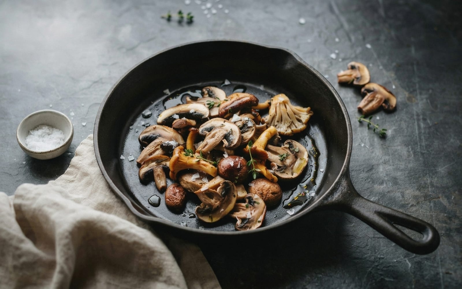Correlato: Padellata di funghi con olio di zucca