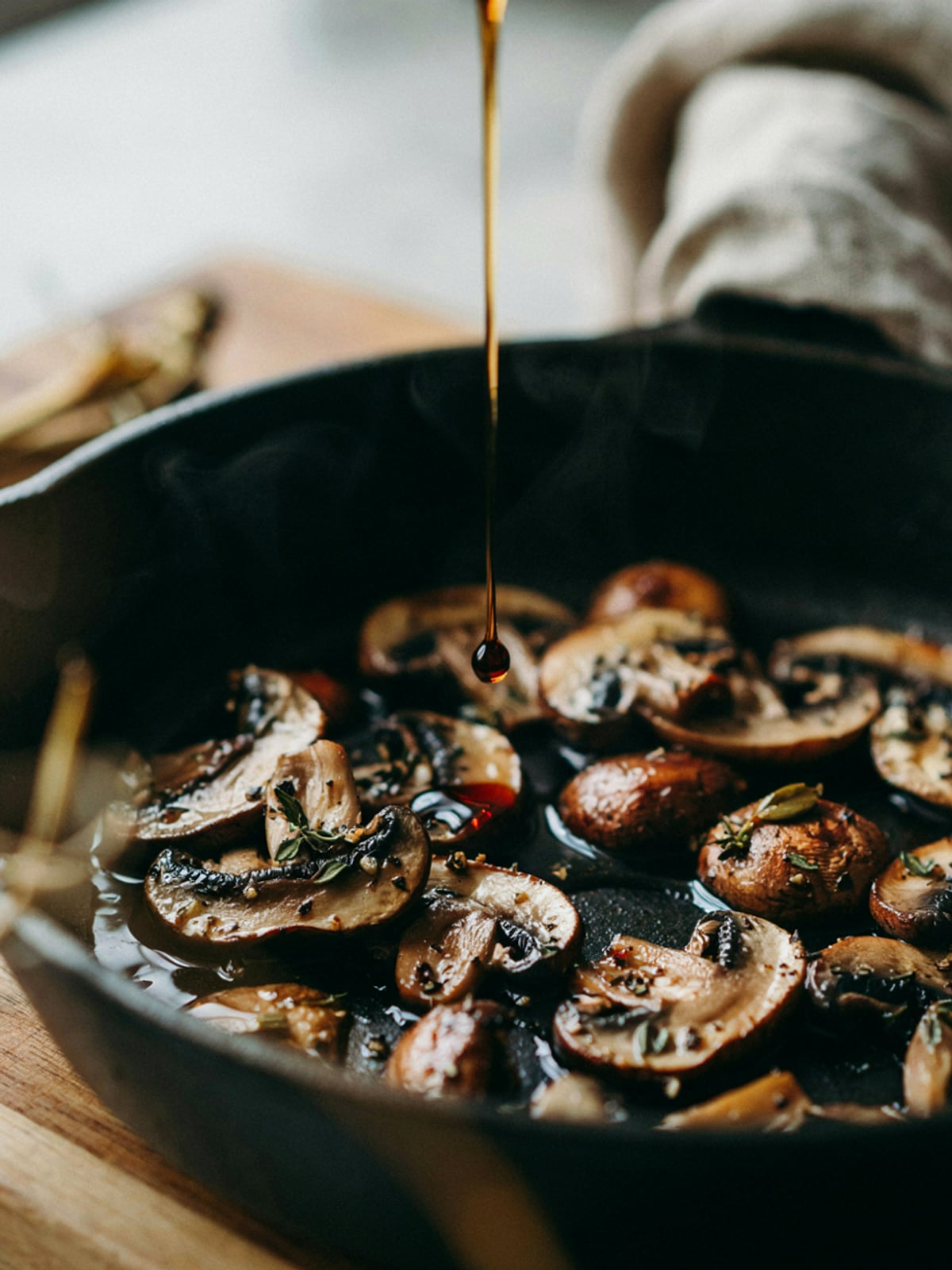 Padellata di funghi con olio di zucca – galleria 3