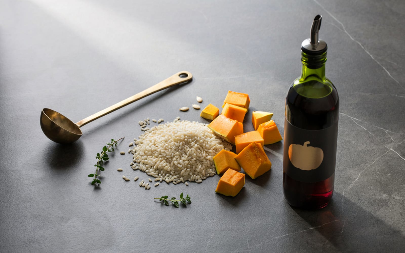 Correlato: Risotto con olio di zucca