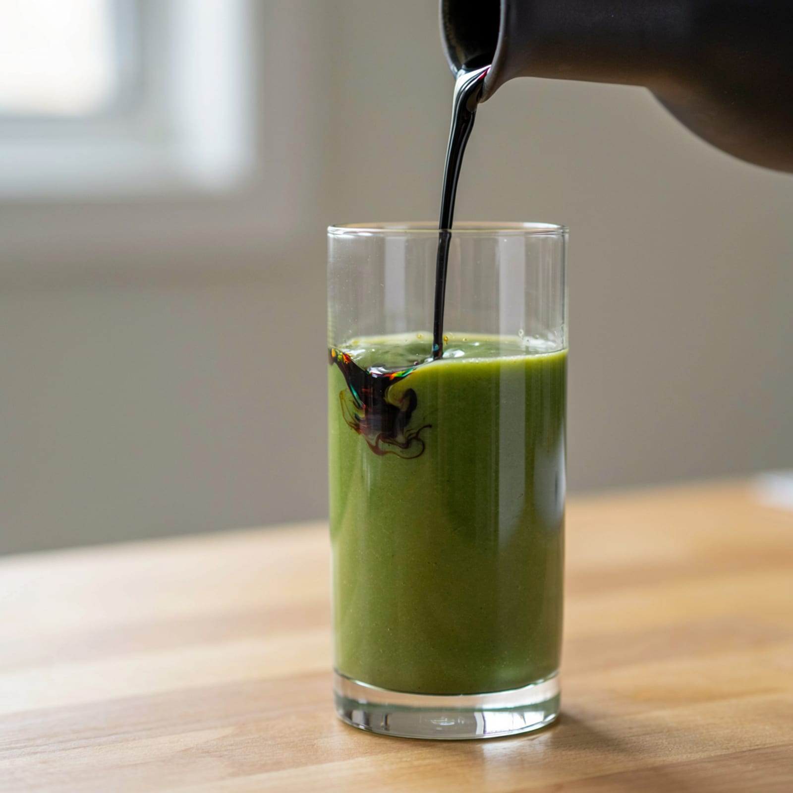 Smoothie verde salato con olio di zucca – galleria 2