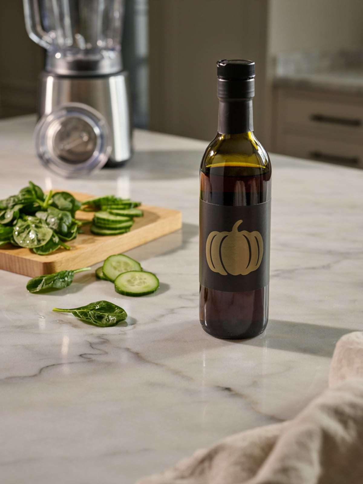 Smoothie verde salato con olio di zucca – galleria 3