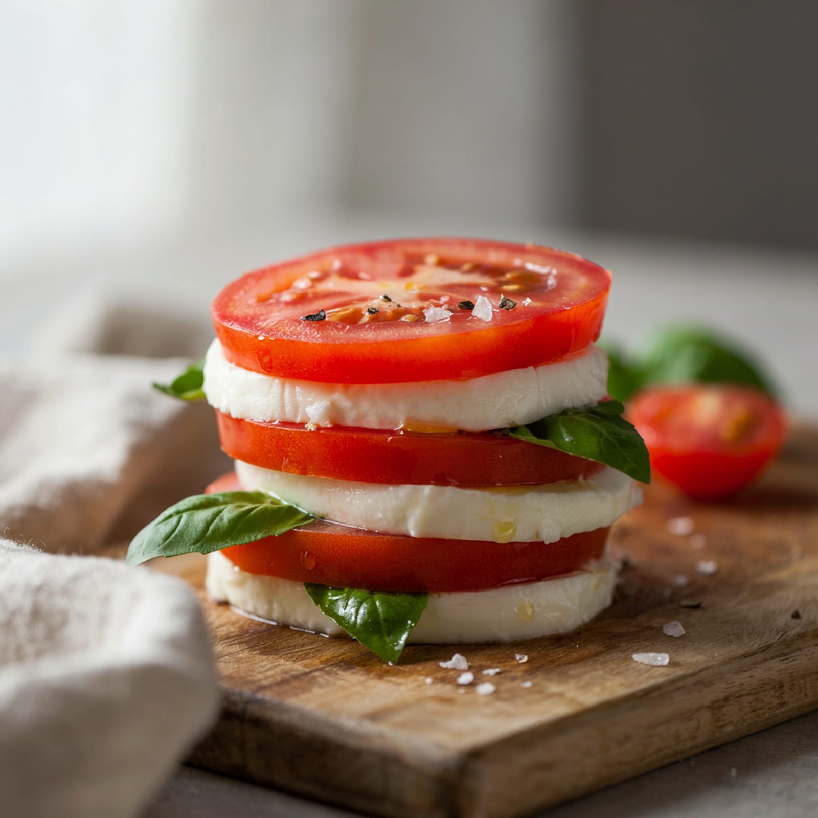 Pomodoro e mozzarella con olio di zucca – galleria 2