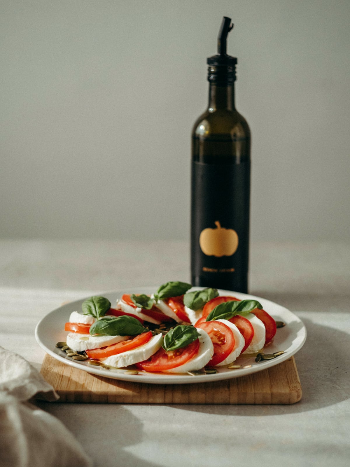 Pomodoro e mozzarella con olio di zucca – galleria 3