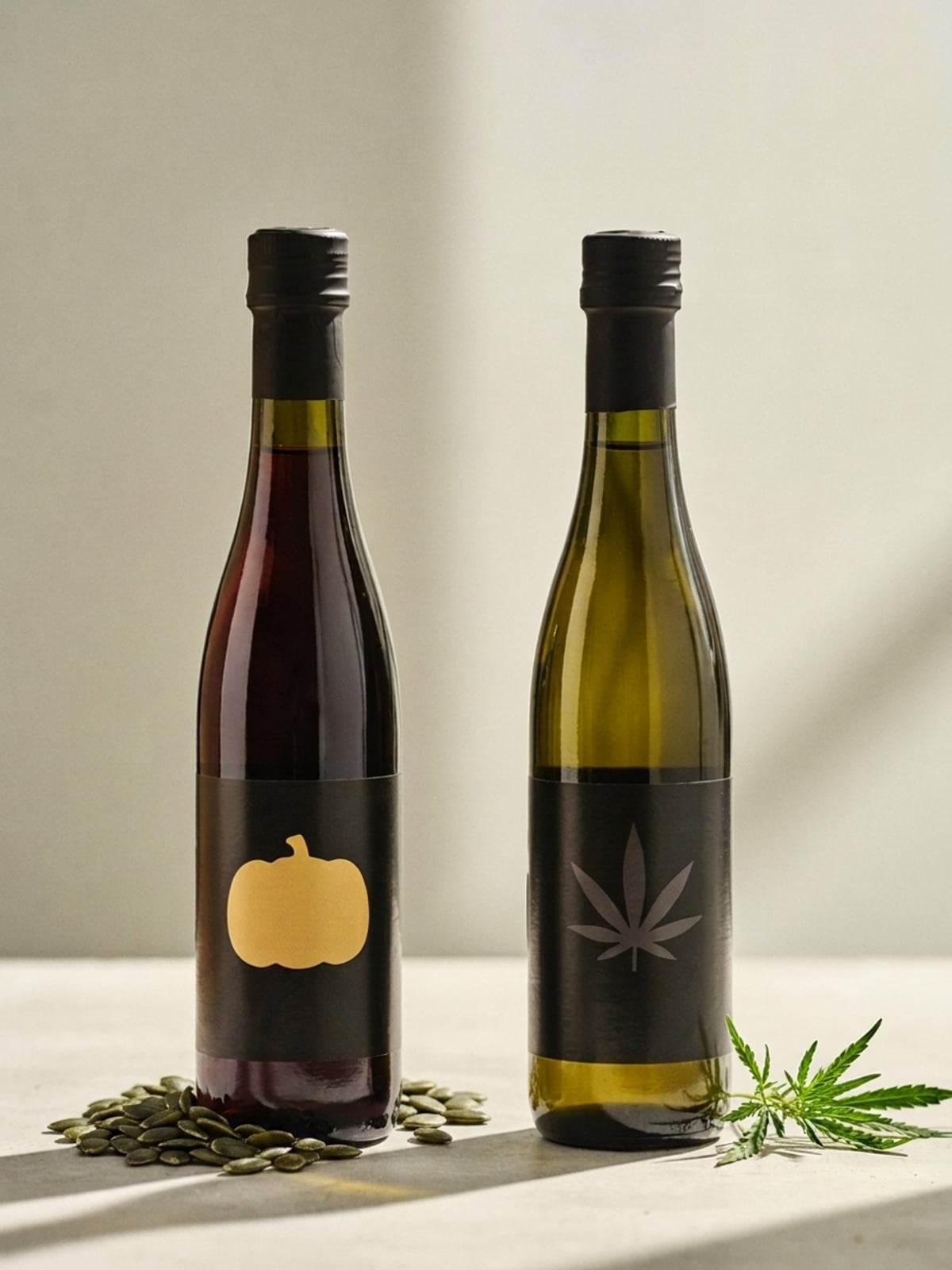 Olio di zucca vs olio di canapa