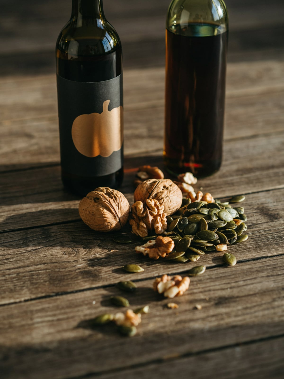Olio di zucca vs olio di noci