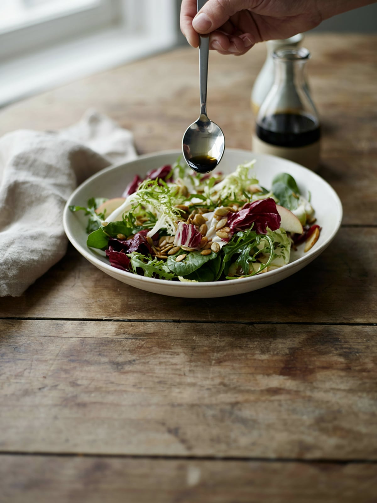 Quanto olio di zucca per insalata?