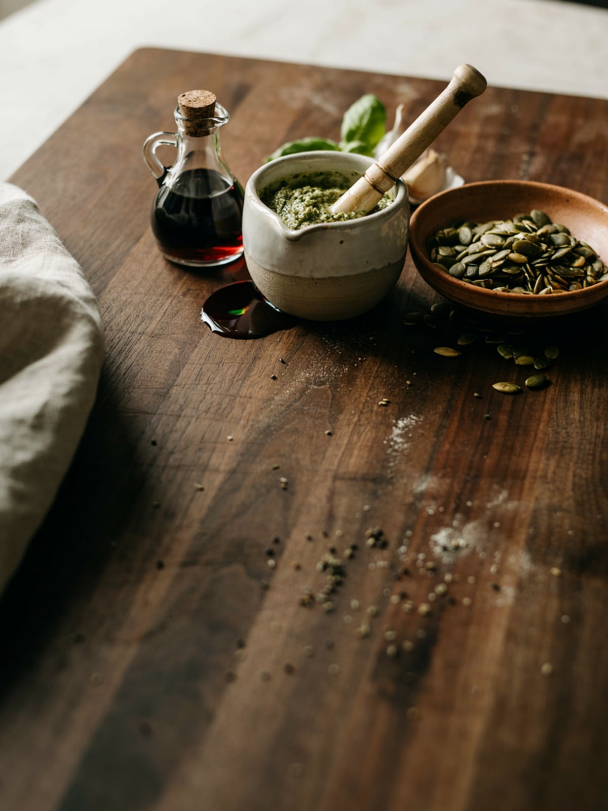 Pesto all’olio di semi di zucca