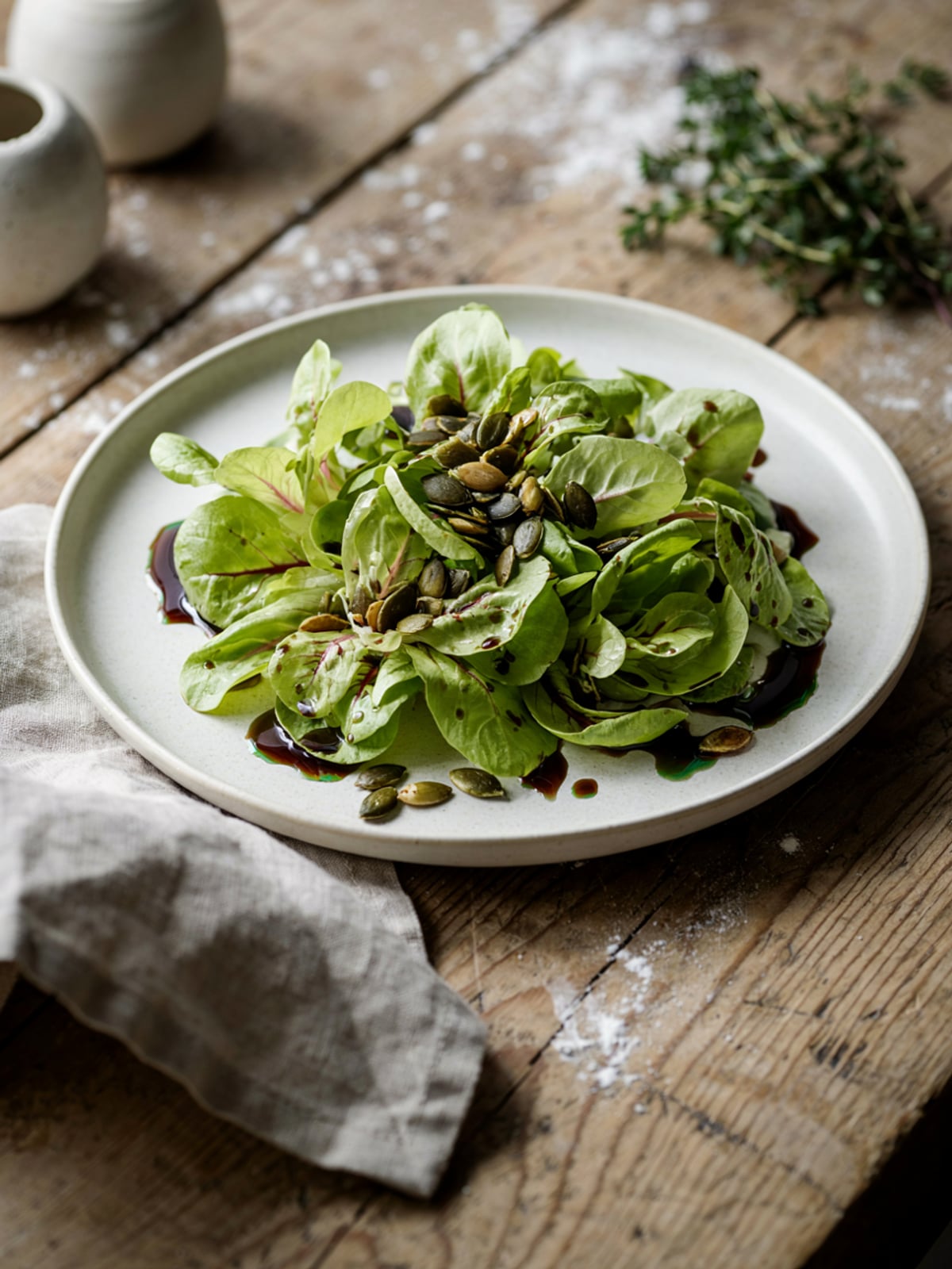 Insalata stiriana con olio di zucca