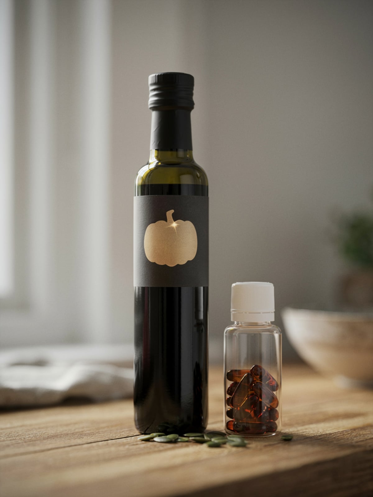 Capsule di olio di zucca vs olio da cucina
