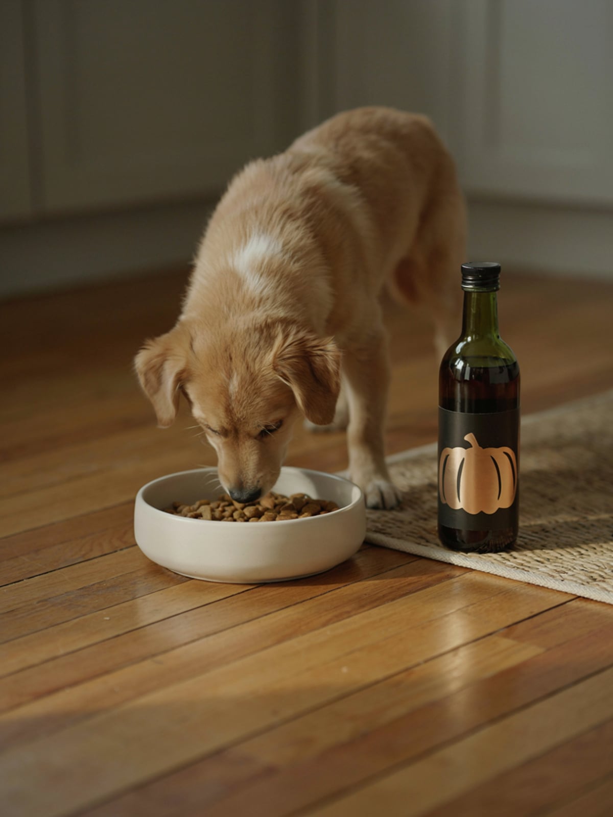 Olio di zucca per cani