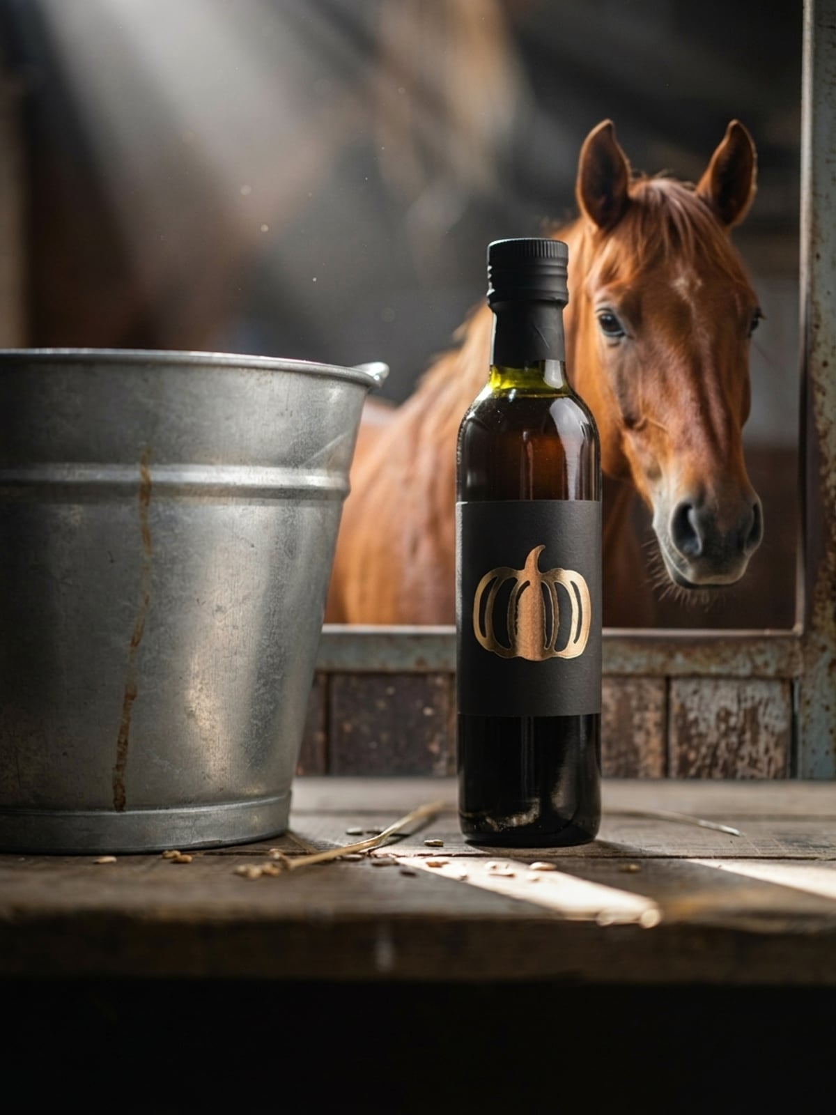 Olio di Zucca per Cavalli